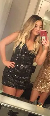 Forever 21 Black sequin mini dress - Image 2