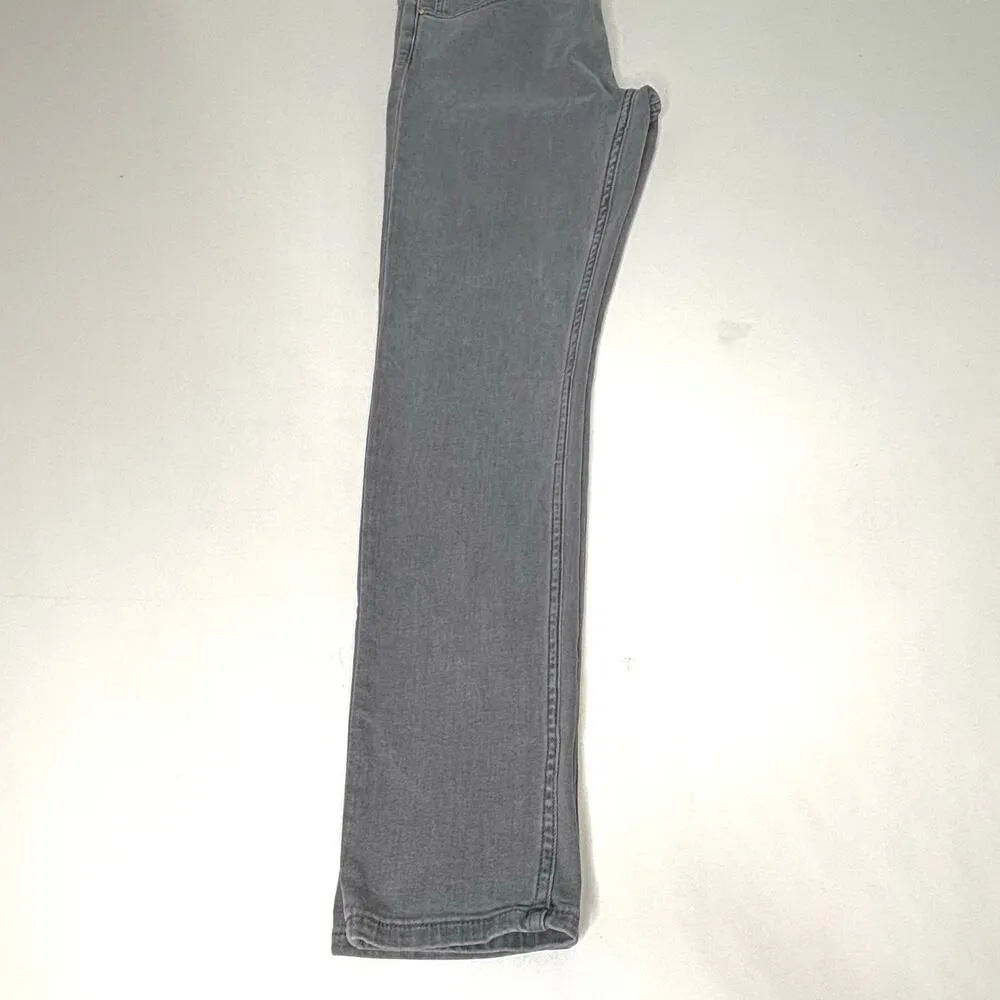 Sezane Denim The Perfect 7/8 Slim Skinny Grey Ankle Jeans 32 - Image 12