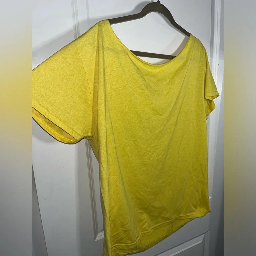 Boutique Artist Vincent Van Gogh Sunflower Painting Off The Shoulder Blouse XL - Image 5