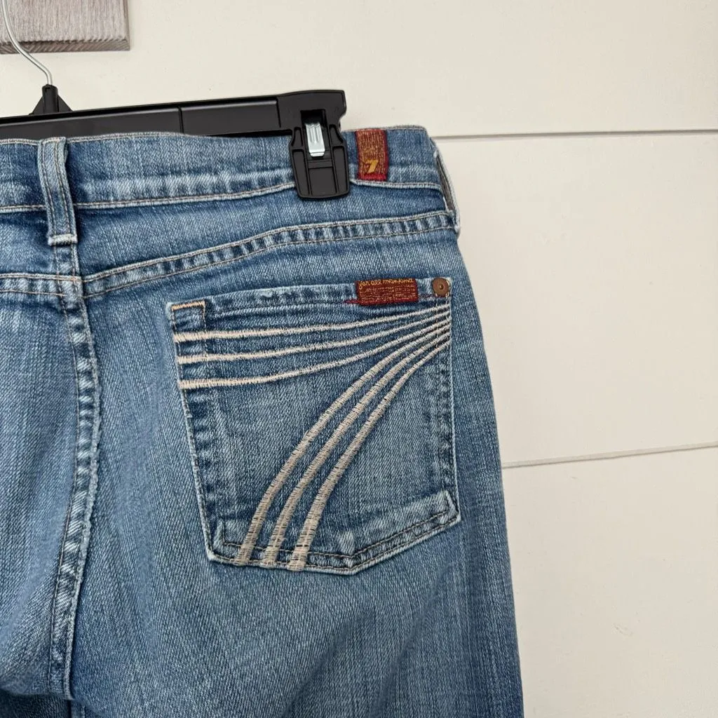 7 for All Mankind Dojo Cropped 7 Pocket Jeans - Image 4