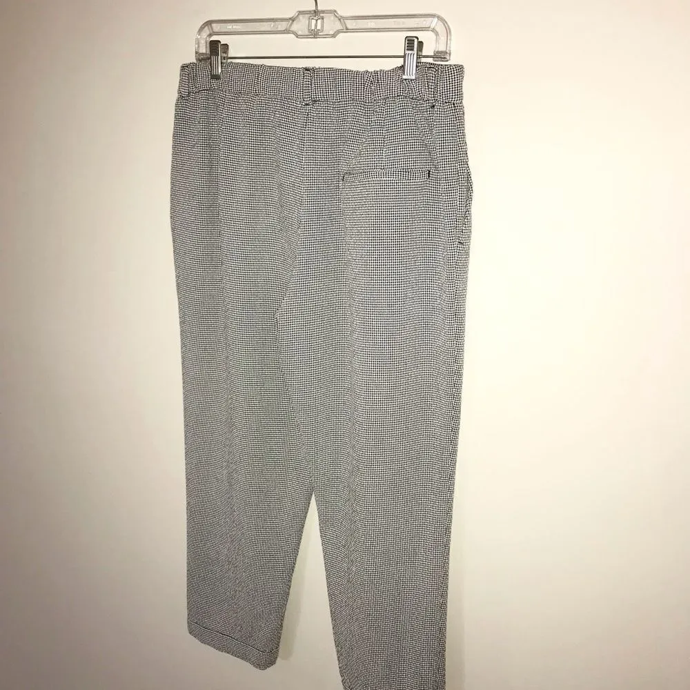 Mango Suit houndstooth pleat front cropped pants - Image 4