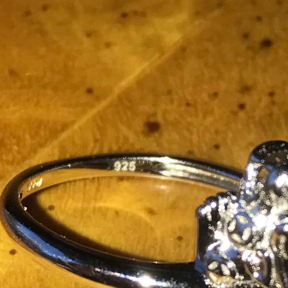 Natural Jade Sterling Silver Dragon Ring Size 8 - Image 5