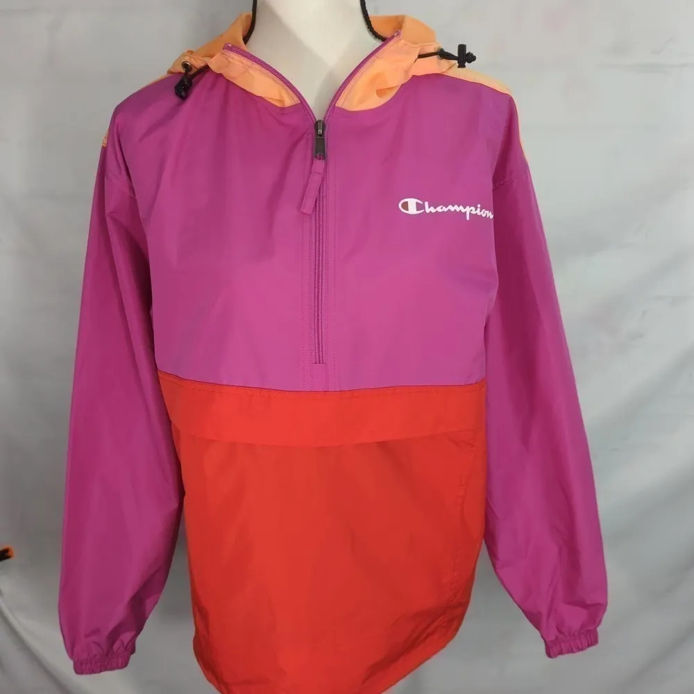 Champion  Women's Color Block Packable‎ Pullover Jacket - Image 2