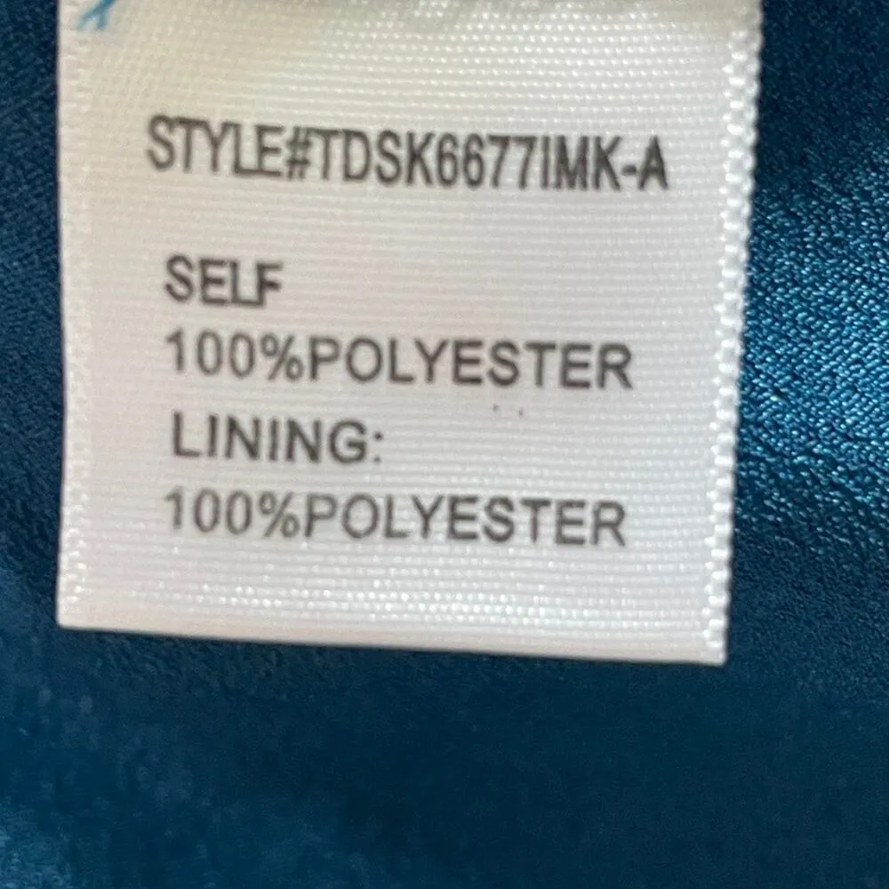 Vici Blue Purple Floral Tie Front Peplum Top - Image 12