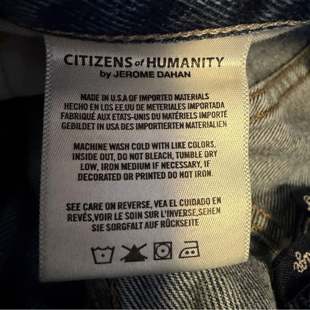 Citizens of Humanity premium vintage Dree Crop high rise slim straight jeans 27 - Image 11