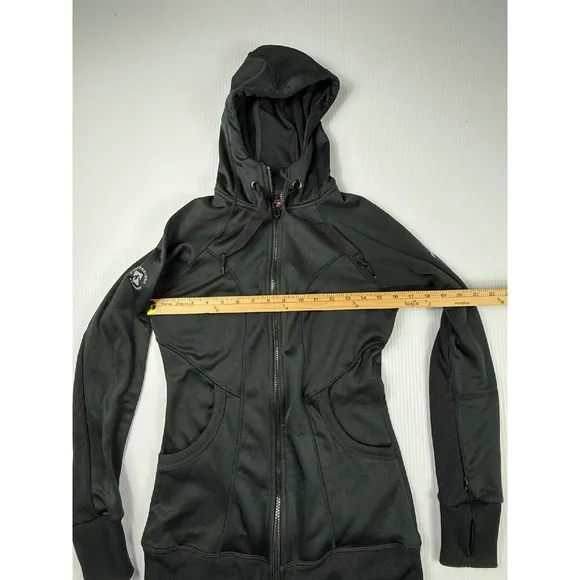 Outfitter trading Breckenridge Colorado Full Zip Hoodie Jacket Thumb Holes ‎ S - Image 3
