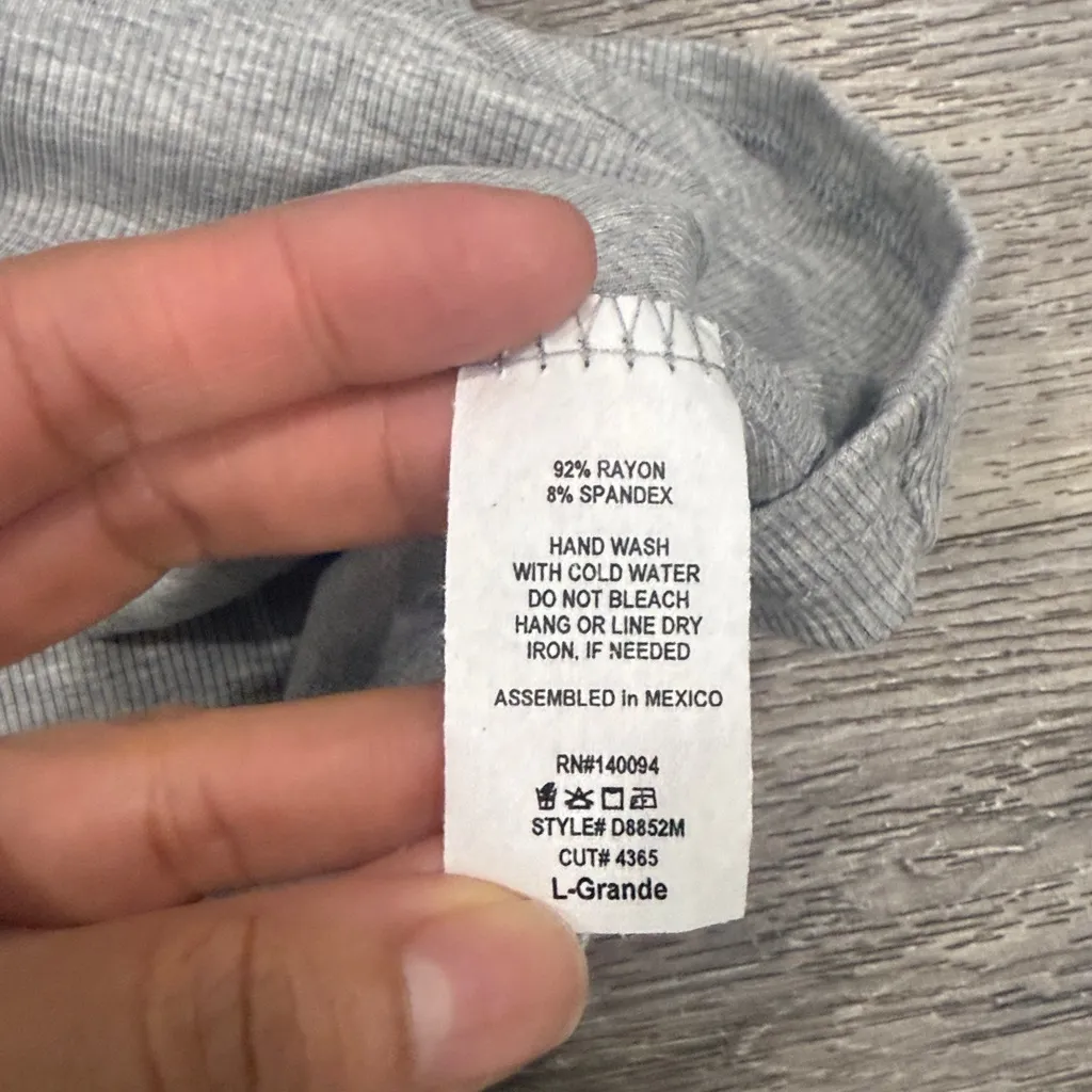 See You Monday Heather Gray Maxi Ribbed Tank Dress - Image 4