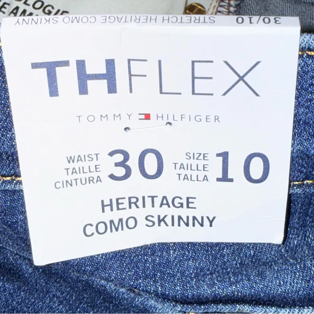 Tommy Hilfiger Women’s Slimming skinny Dark Blue Skinny Jeans size 10 NWT - Image 11