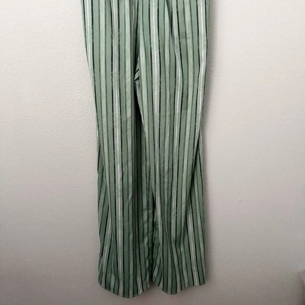 BAND OF GYPSIES, URBAN OUTFITTERS | Green Jumpsuit Stripe Corset Bodice | Medium - Image 4
