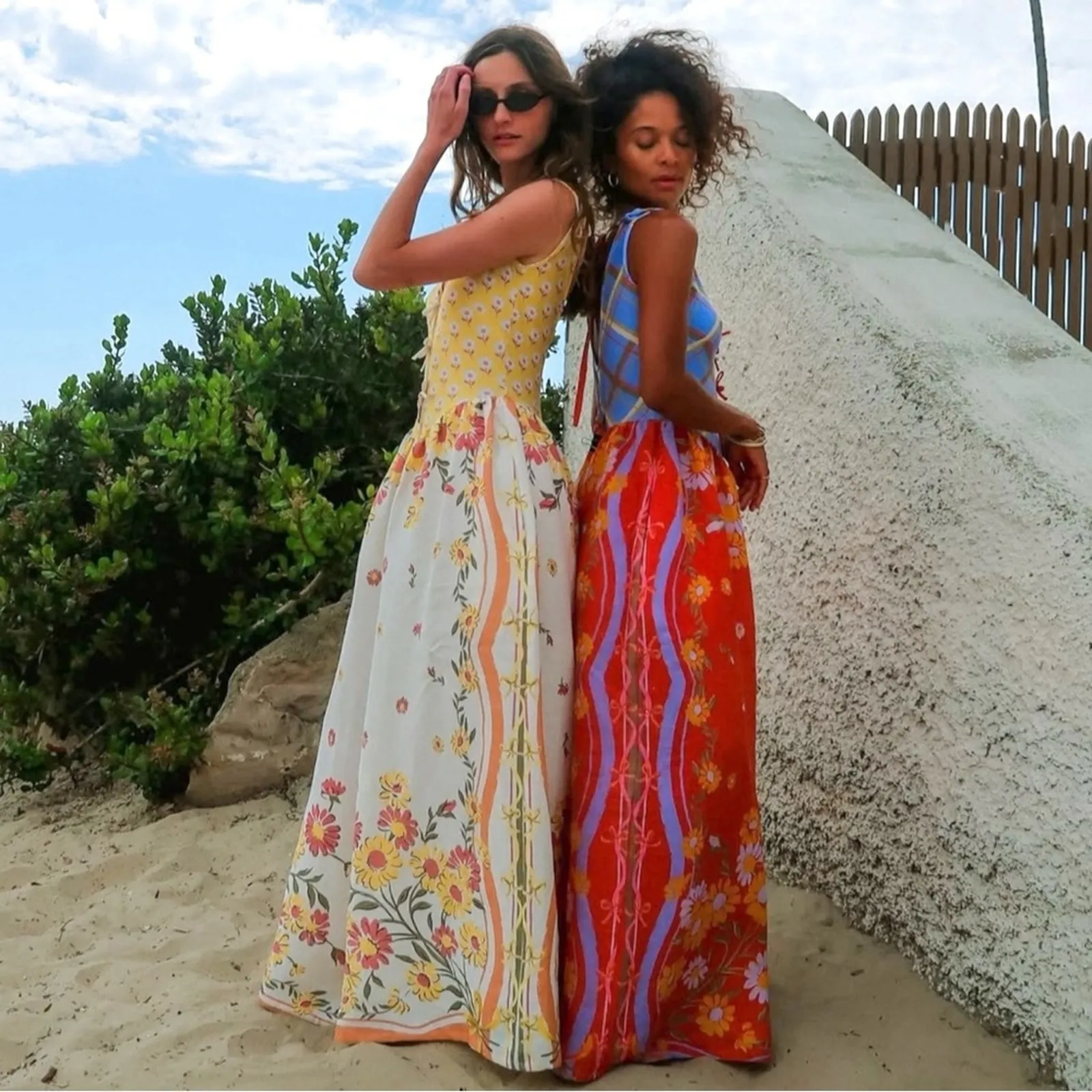 Free People Linen Bali Honeydew Jumpsuit in Fiesta Combo Size Small NWT Bohemian - Image 4