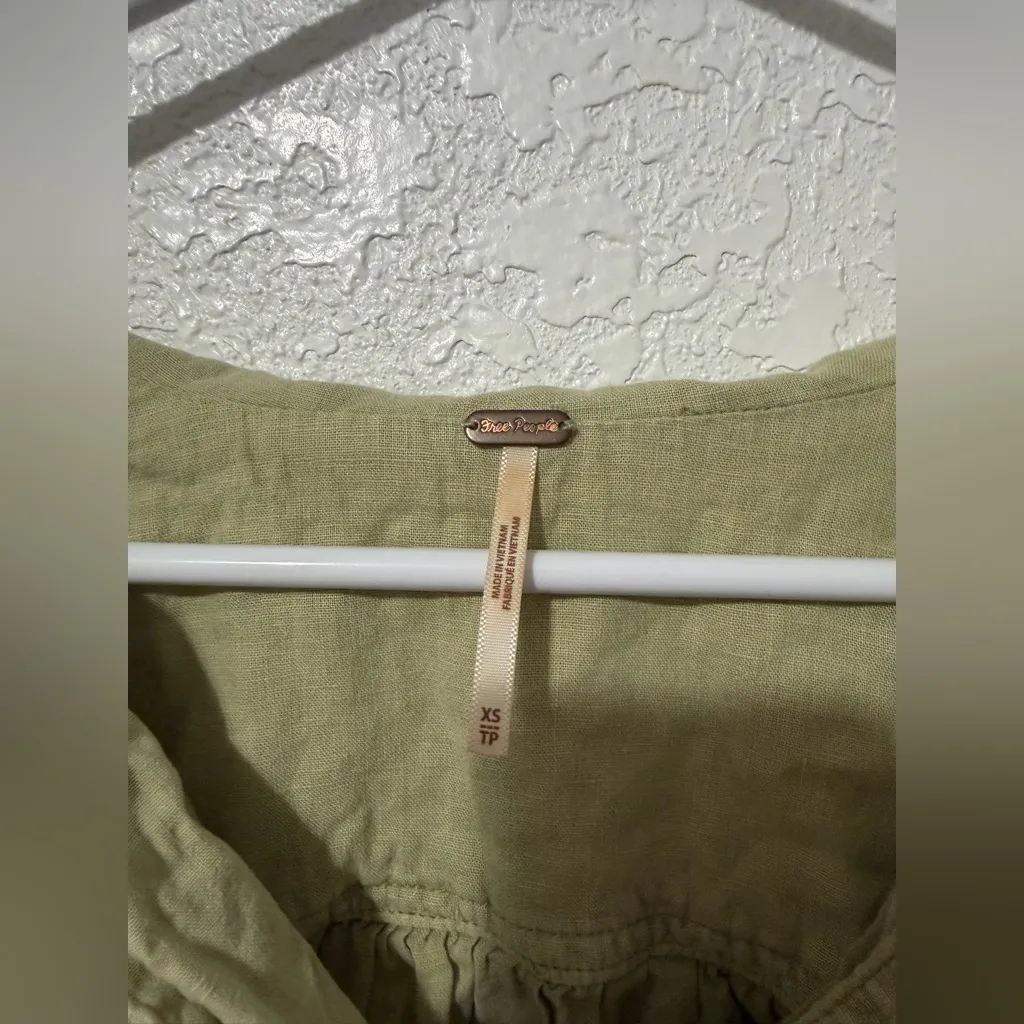 Free People Safari Babe Top Green Size XS - Image 5