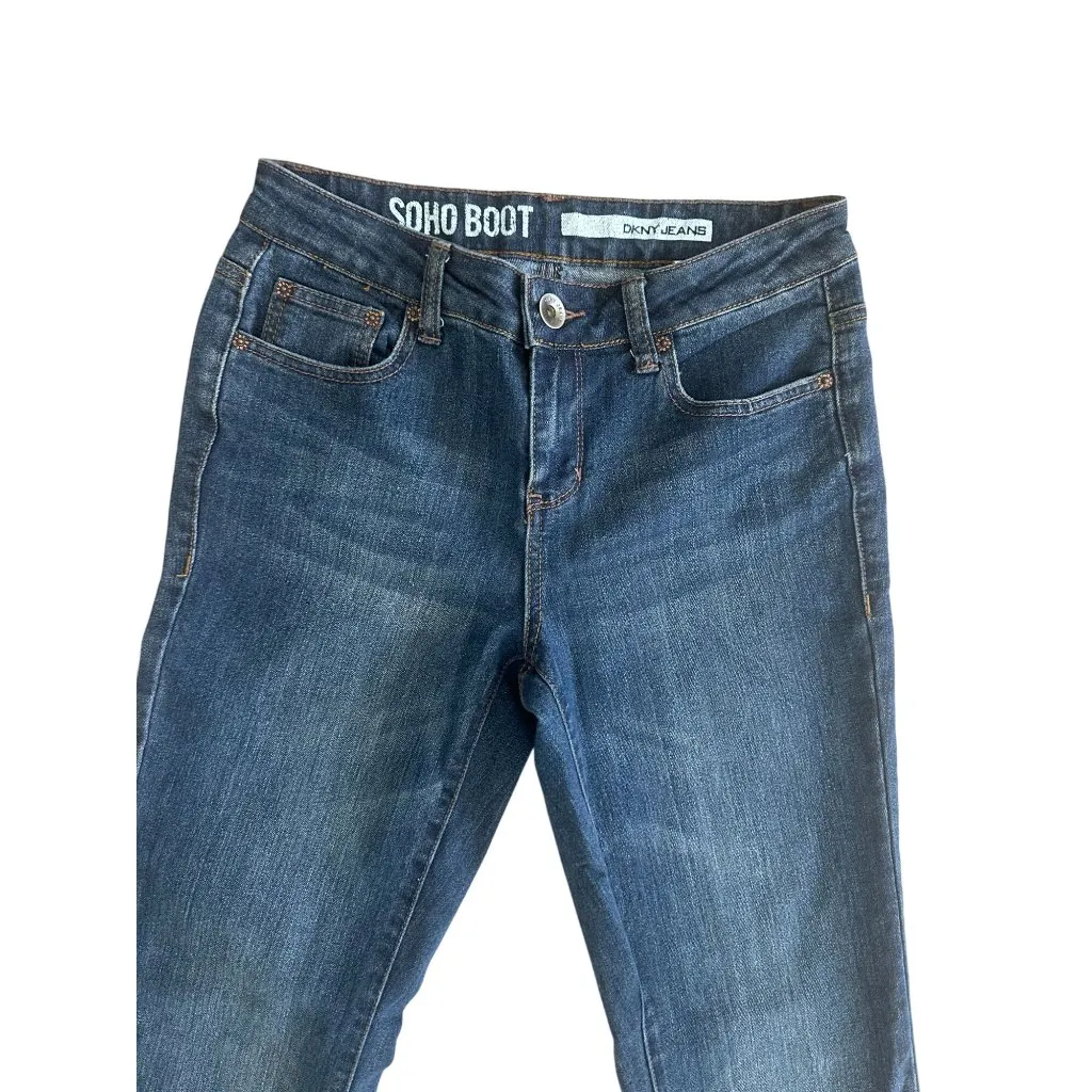 DKNY Women’s SoHo Bootcut Denim Jeans Size 4 - Image 3