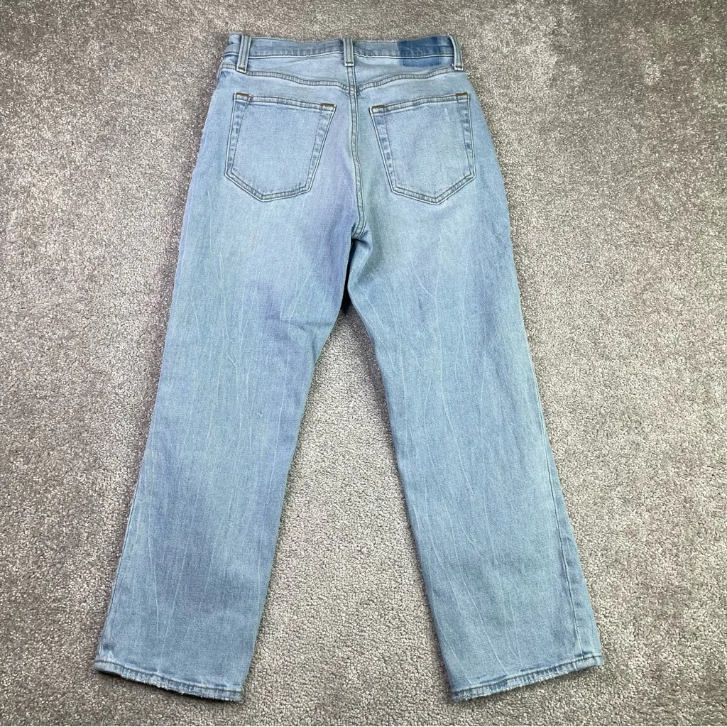 Abercrombie & Fitch Jeans Women's 27 Short Blue Ankle Straight Ultra High Rise - Image 4