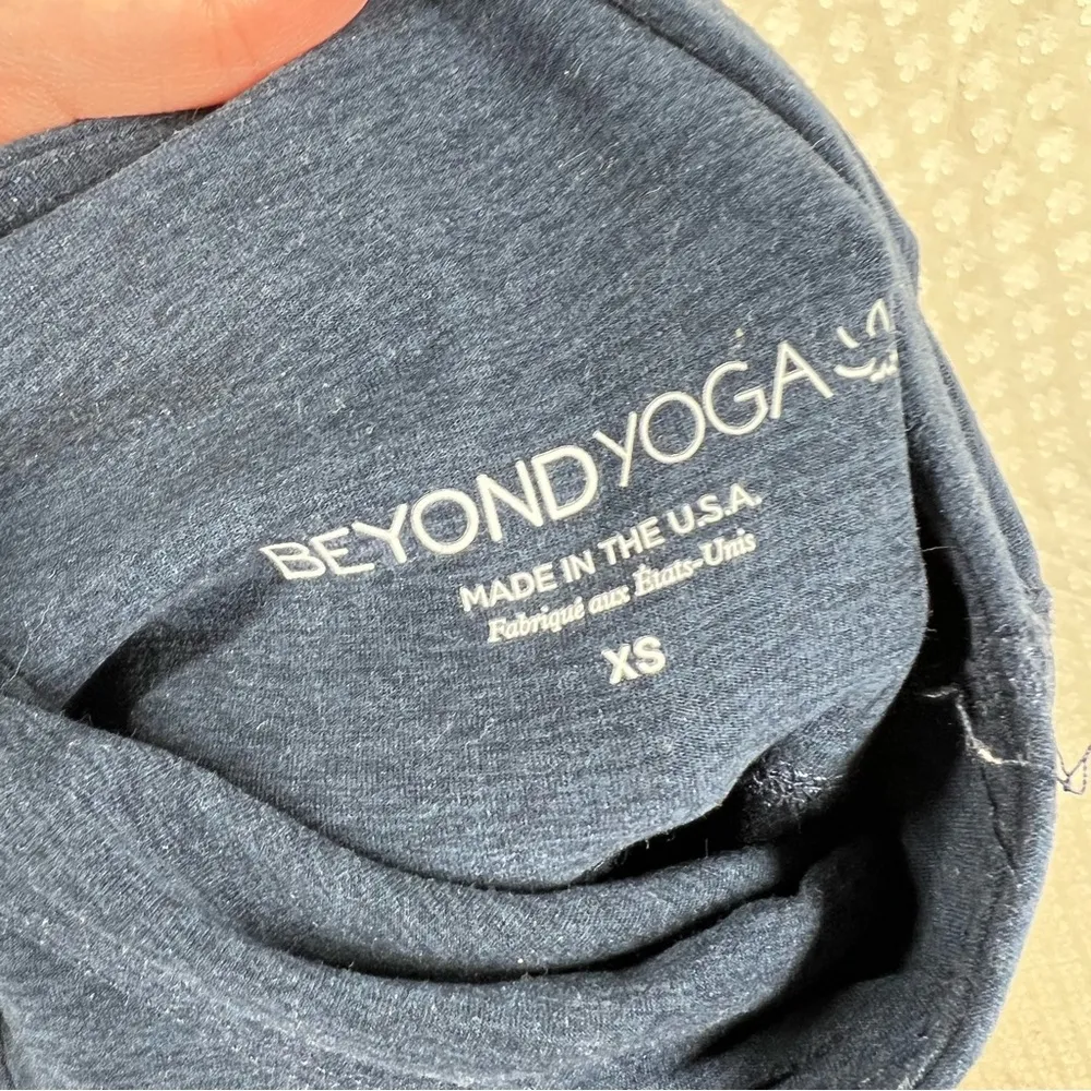 Beyond Yoga Dark Blue Space Dye‎ Soft High Rise Leggings - Image 5