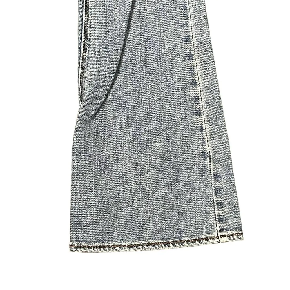 American Eagle Artist Stretch Flare Jeans Women Sz.0 Low-Rise Light Wash Denim - Image 4