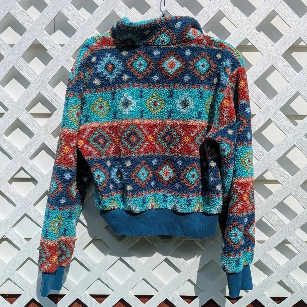 Rock & Roll Cowgirl Multicolor Pullover Jacket Large - Image 3