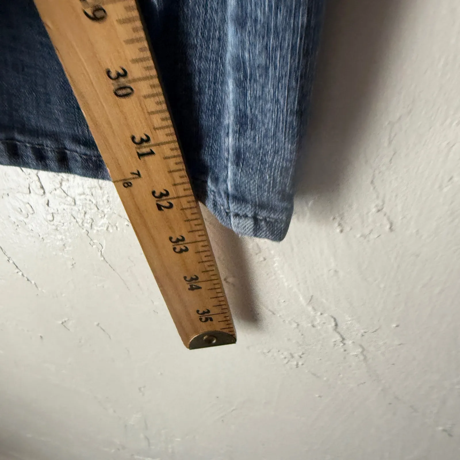 Wrangler Womens Straight Leg Jeans Medium Wash Size 13 Tall Western Stretch - Image 6