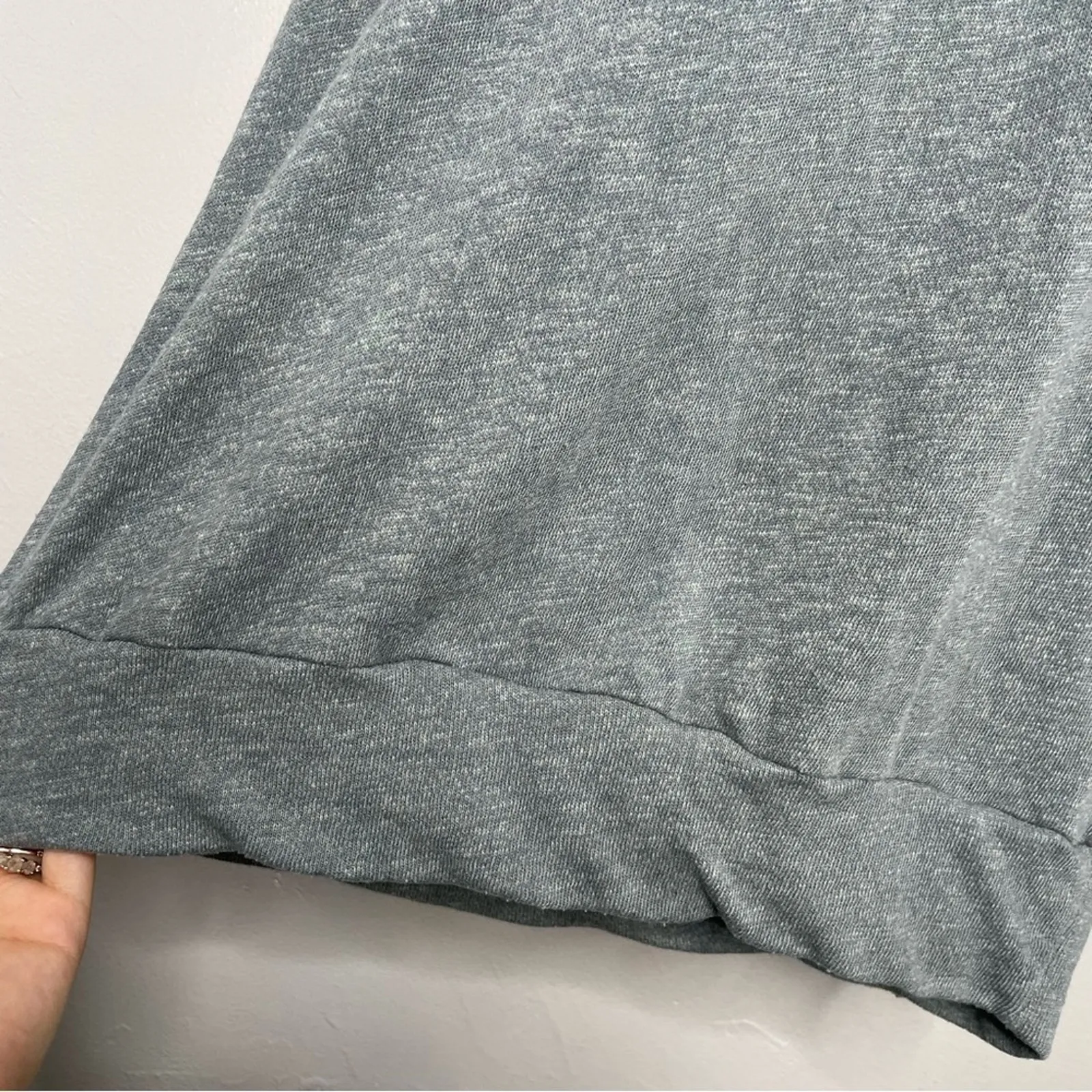 JAMES PERSE STANDARD Sweatshirt Tunic Dress Womens Large Quiet Luxury Minimalist - Image 3