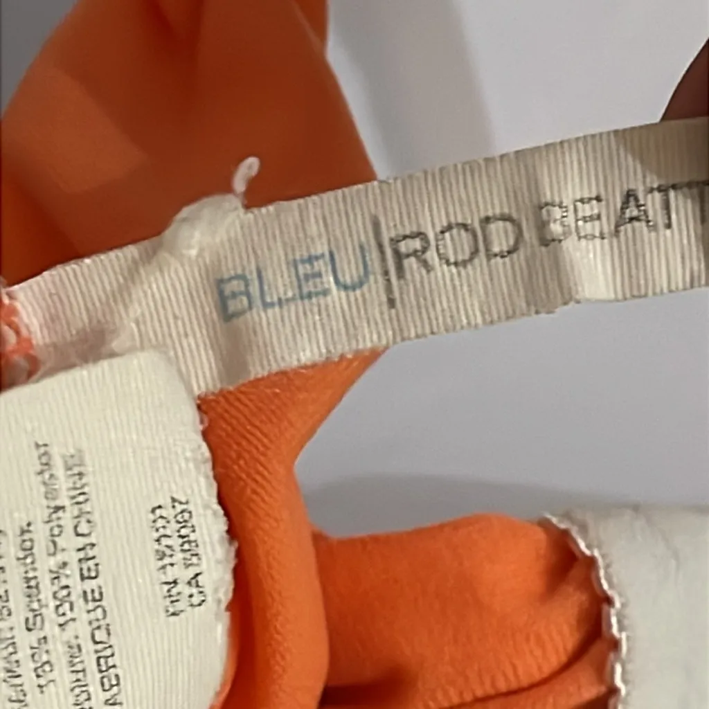 Bleu Rod Beattie Plaid Hip to Be Square One-Piece Swimsuit Womens size 6 Beach - Image 2