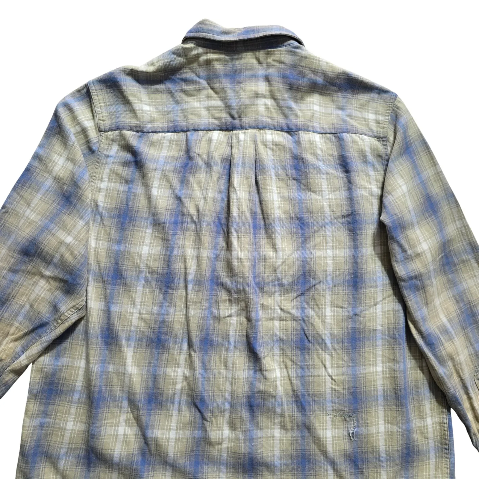 Gray Y2K Vintage L.L. Bean Plaid Button Punk Shirt Elena 90s Grunge Bella Top XL - Image 13