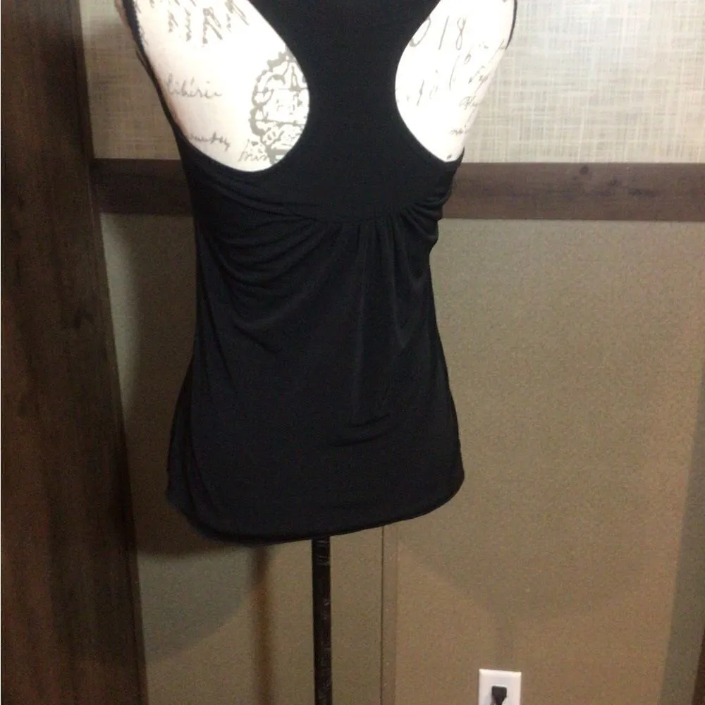 A Byer  Black Beaded Sleeveless Blouse Size Small - Image 7