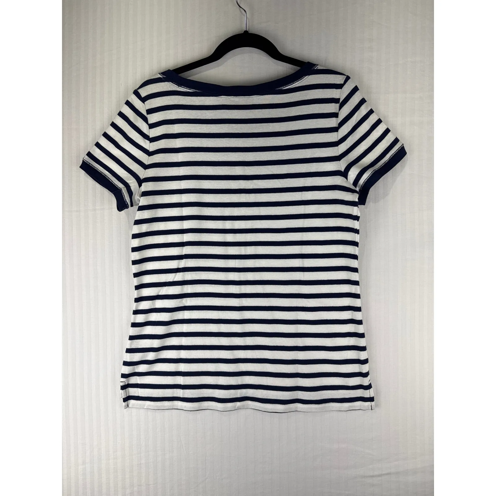 LAUREN Ralph Lauren Crewneck Shirt XL Stripped Cotton Nautical Coastal Sailing - Image 6