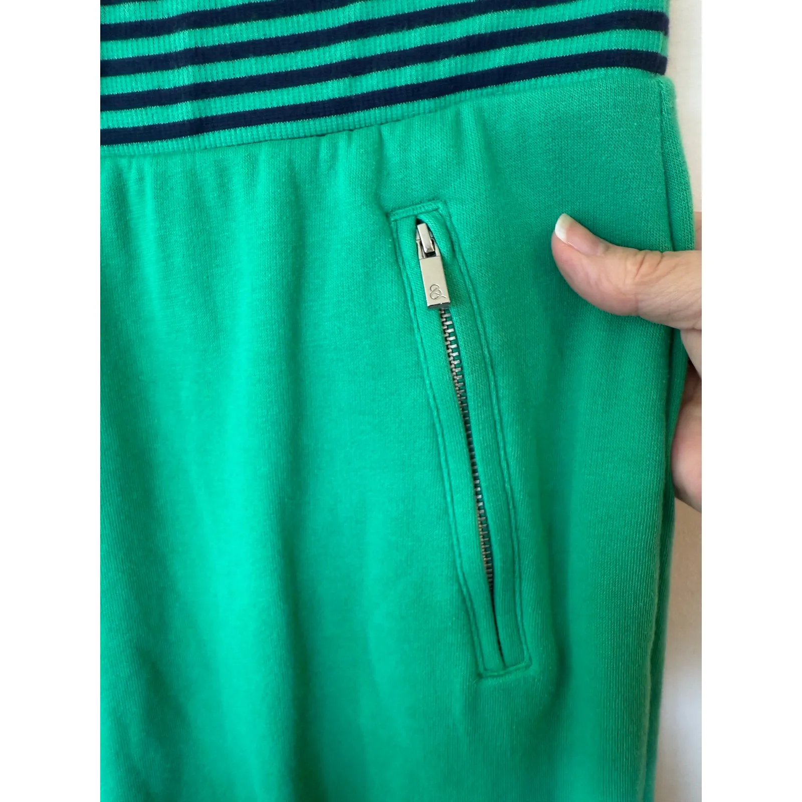 Lou&Grey Tennis League Sweatshirt Small & Pull On Pants Medium Green Outfit Set - Image 10