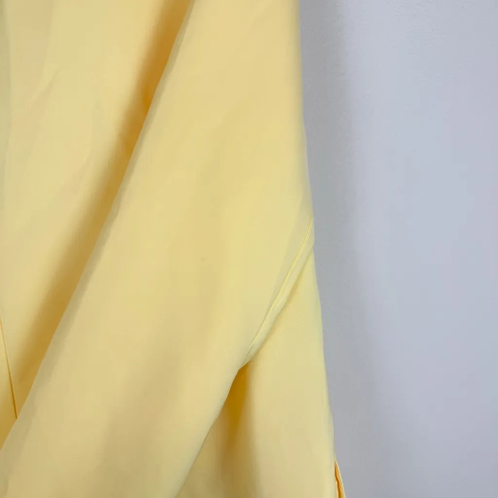 VICI  Glow Getter Double Breasted Blazer Lemon Yellow Oversized Size Medium - Image 14