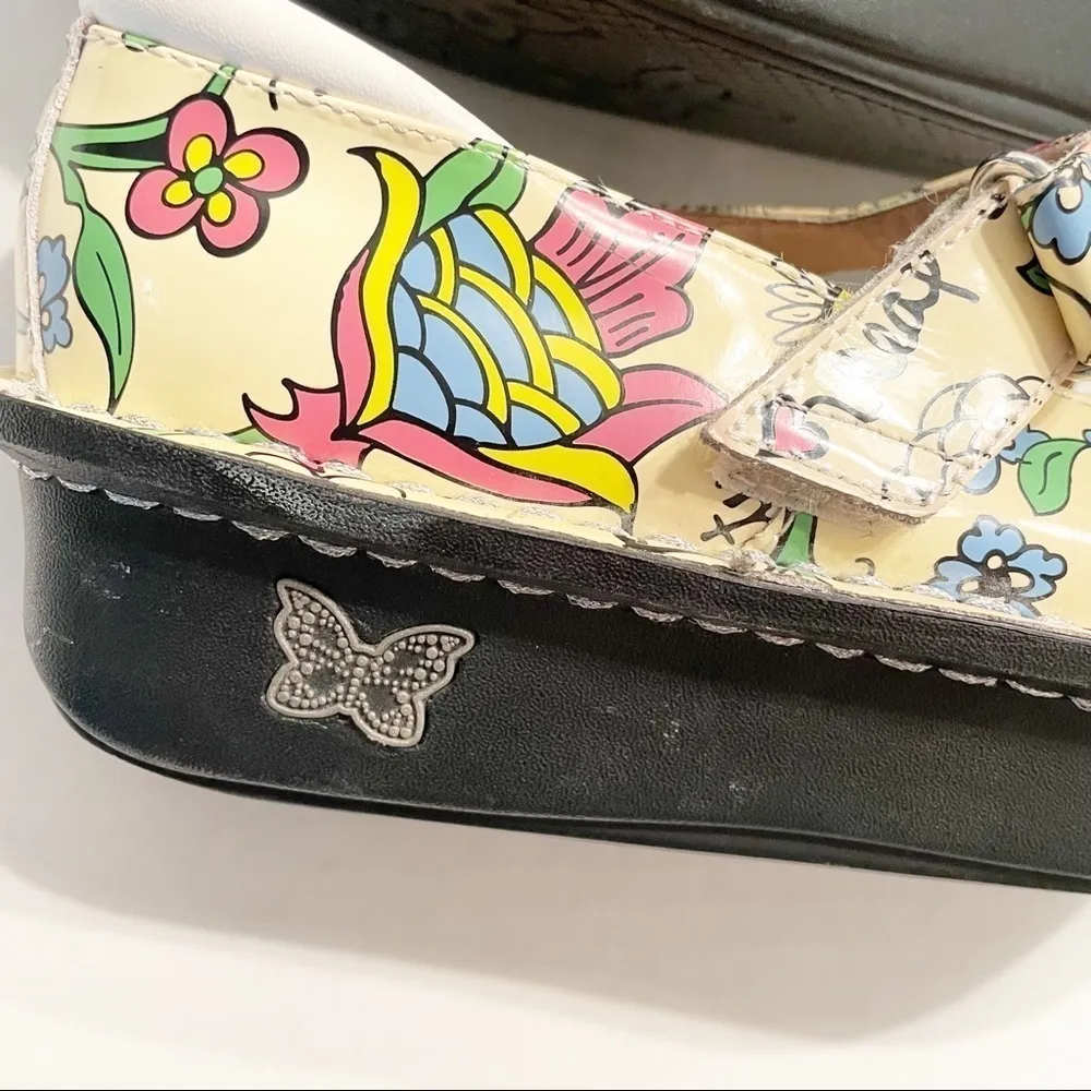 Alegria Dayna Mary Jane Floral Shoes Sew Hope Grow Love DAY-353 Sz US 5.5 EU 36﻿ - Image 7