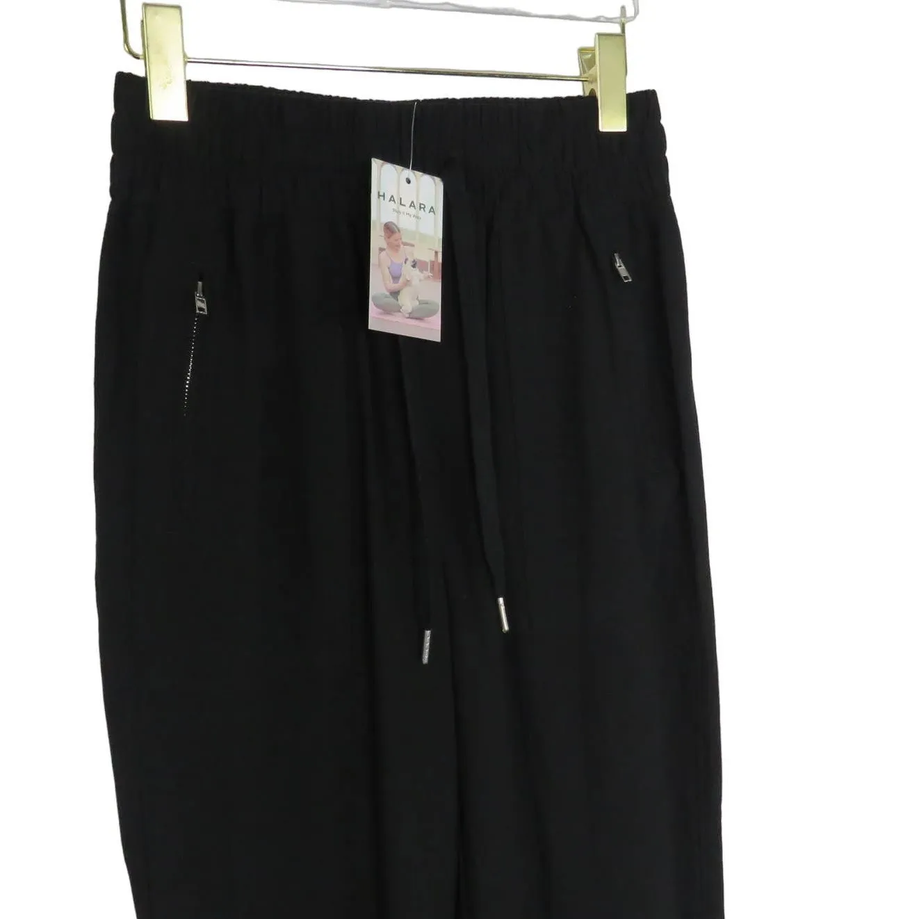 Halara Black High Rise Jogger Sweatpants Small - Image 5