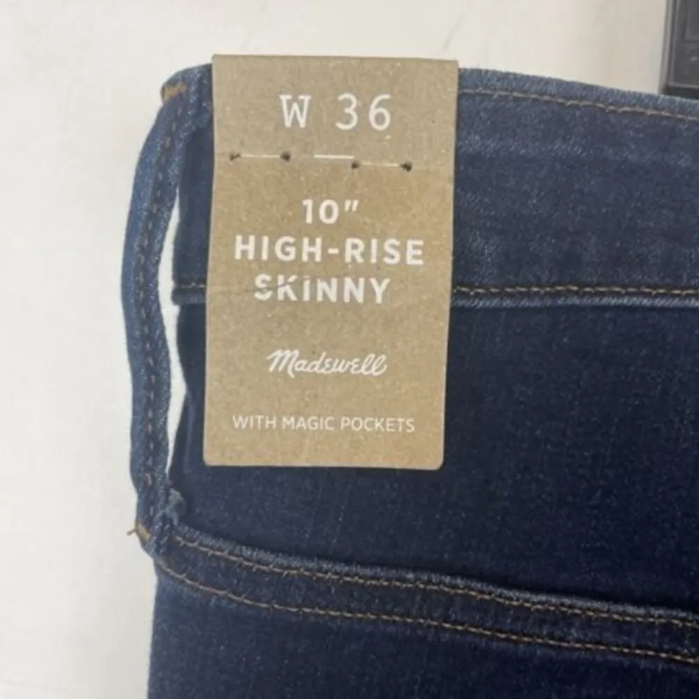 NEW MADEWELL plus size 36 10" High-Rise Skinny Jeans in Hayes Wash #m2230 - Image 7