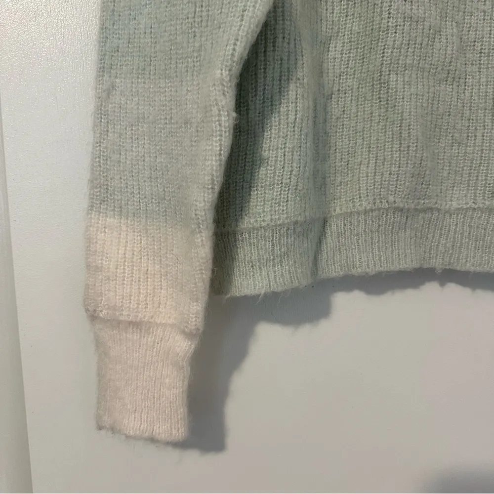 Free People Autumn Sky Sweater in Cloud Combo Womens Size XL Striped - Image 5