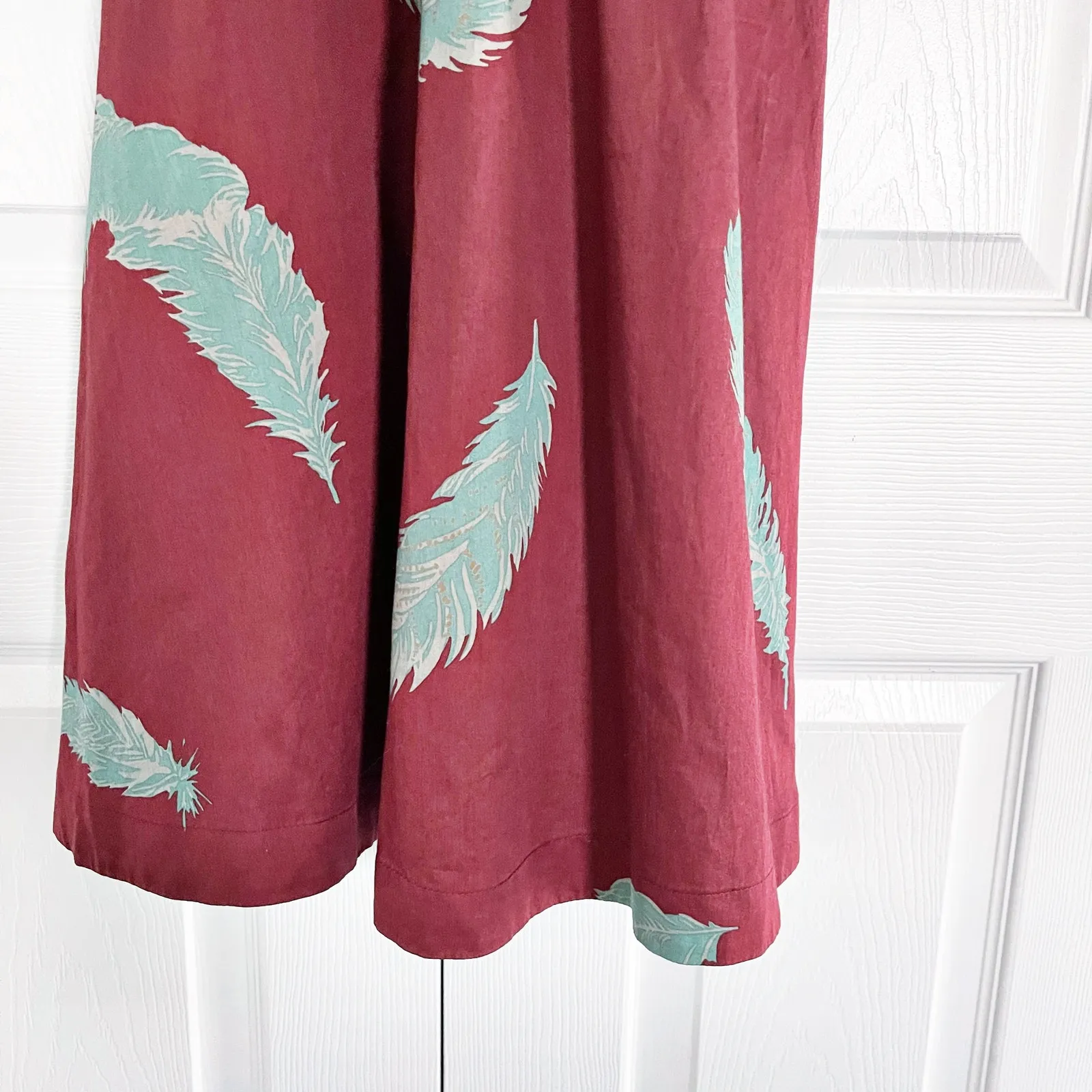 Marc Jacobs Feather Printed Fit and Flare Dress - Image 6