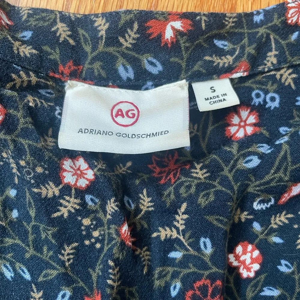 AG Adriano Goldsmied Floral Long Sleeve Women's Top - Image 3