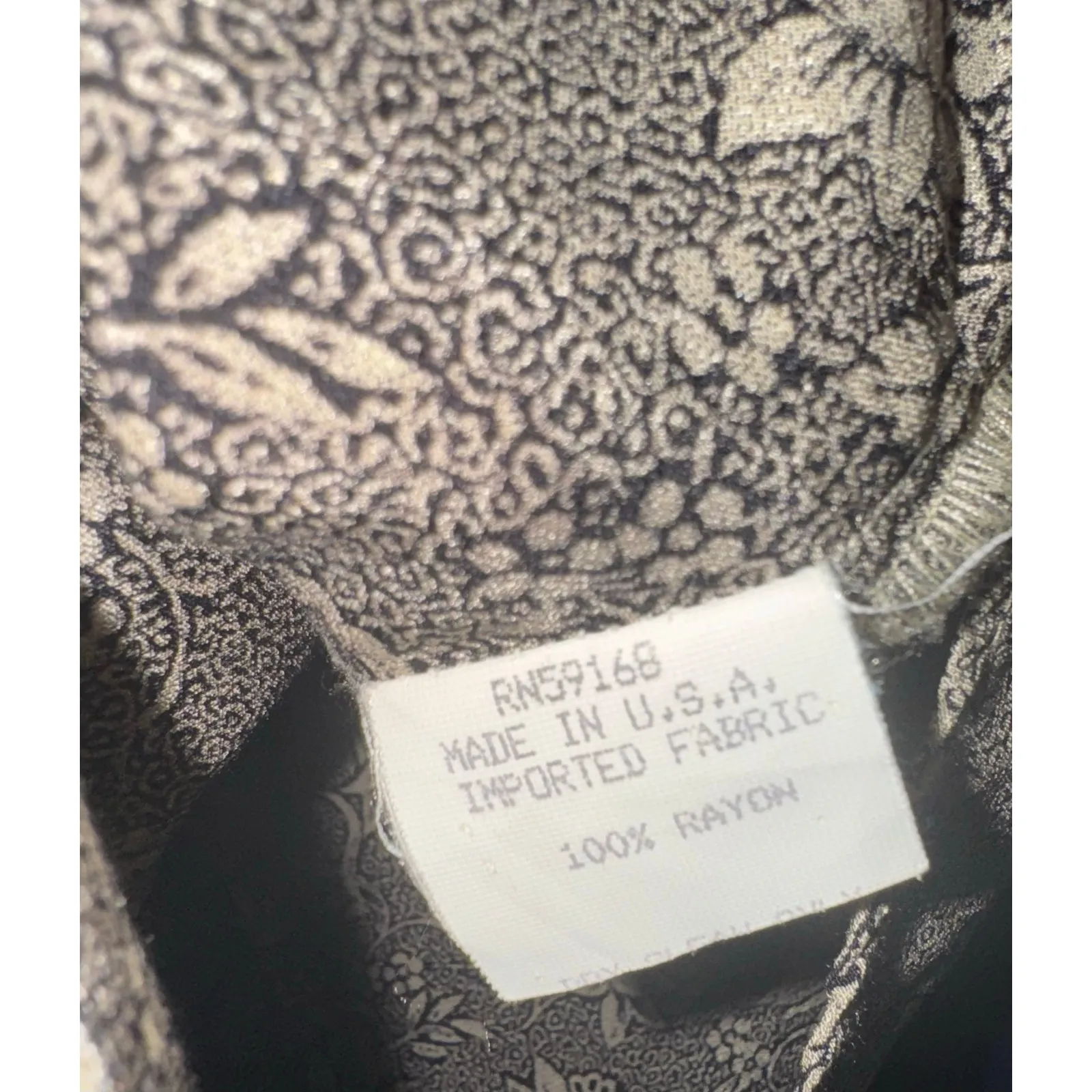 Vintage Karen Kane Whimsical Floral Button Up Shirt Women's 4 Oversized ~Flaw - Image 7