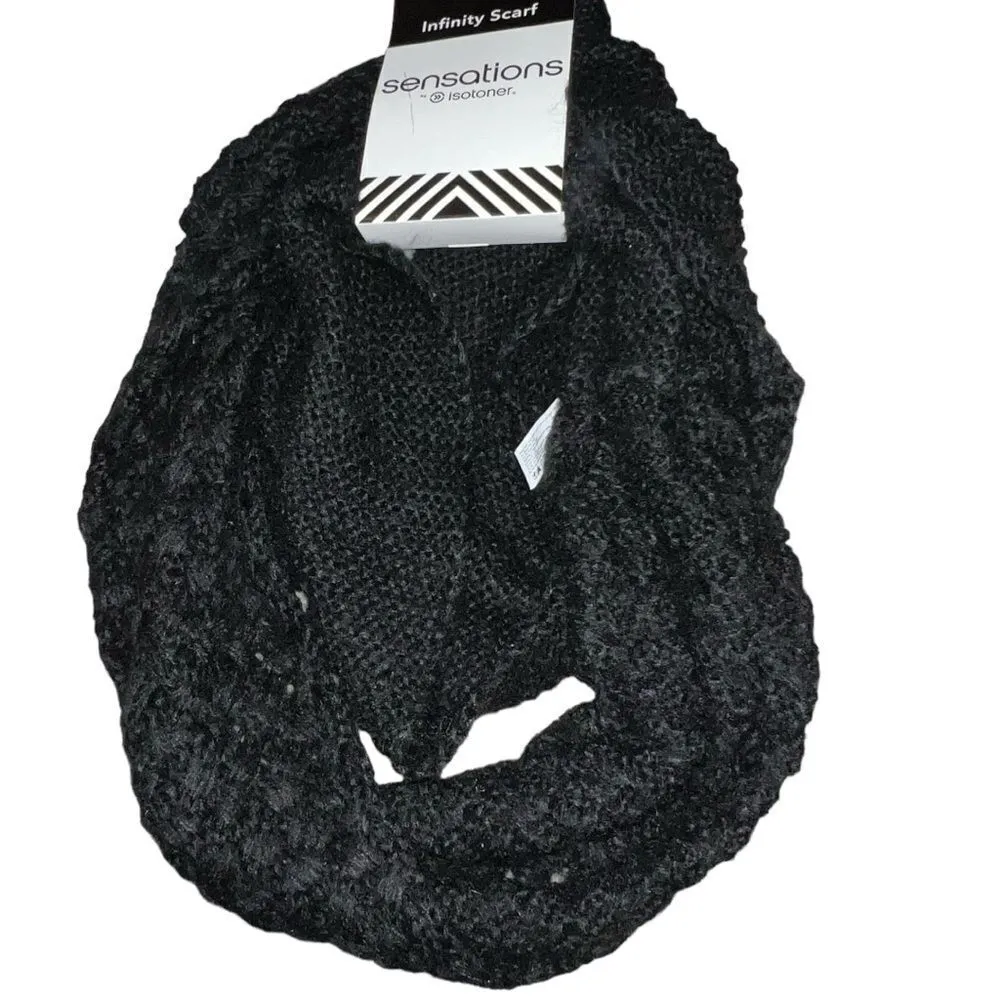 Isotoner new black infinity scarf! - Image 5