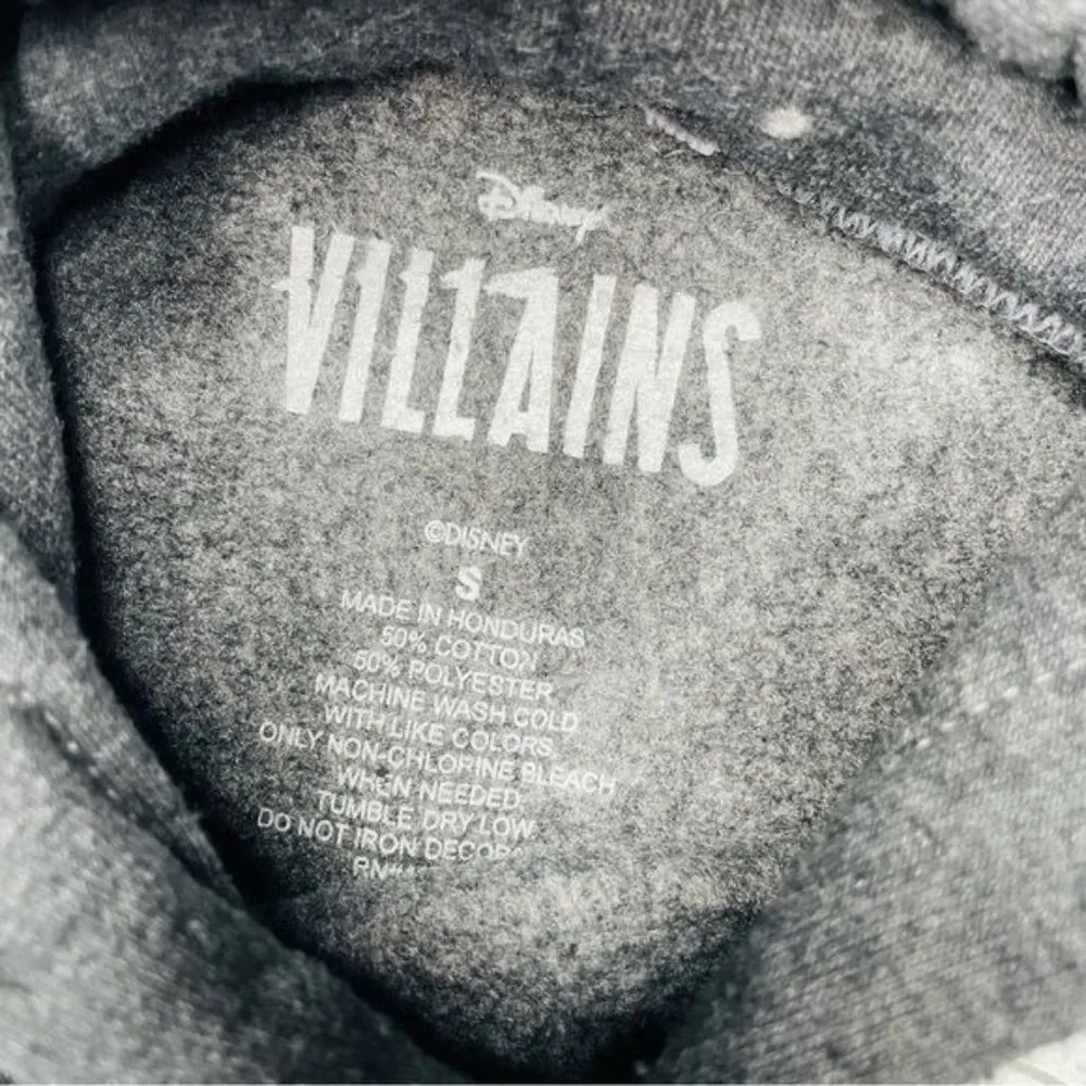 Disney villains cruella de Vil white tie dye style graphic hoodie long sleeve sw - Image 4