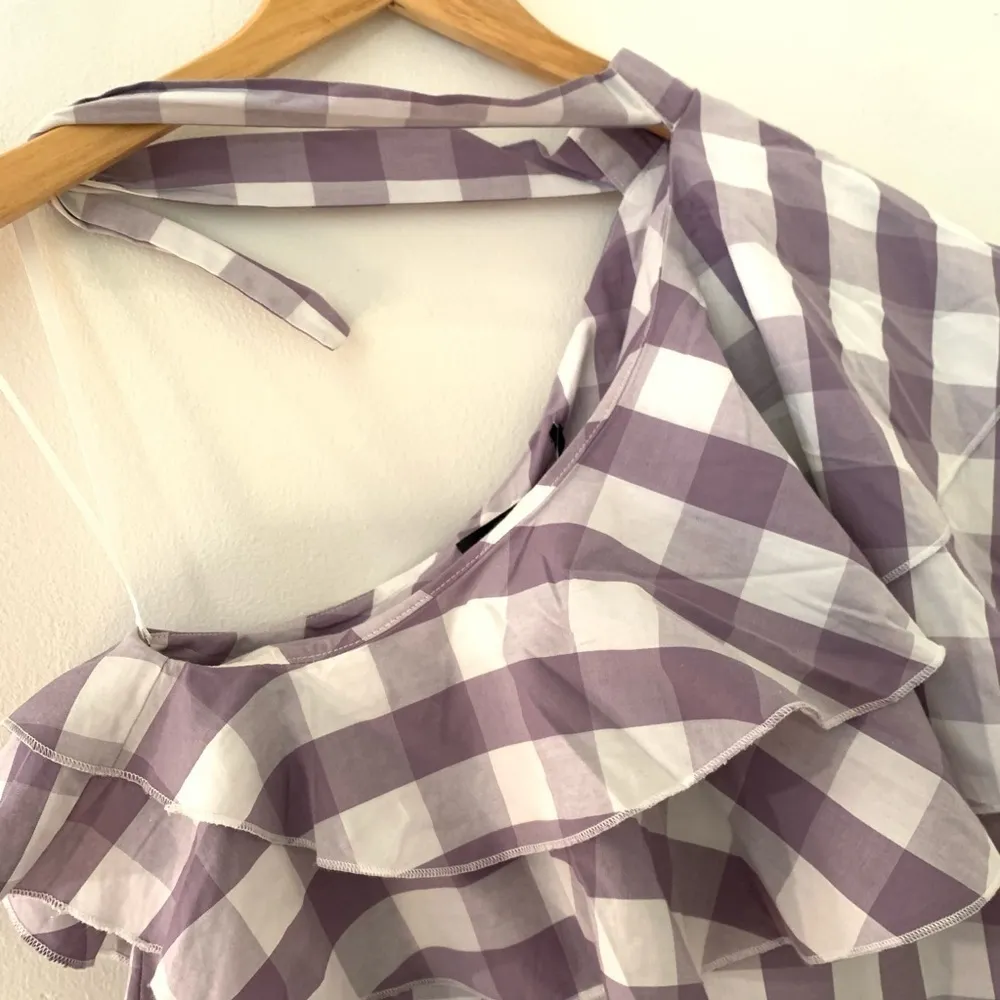 {M} NWT Walter Baker Diana Gingham BlouseDetails - Image 5