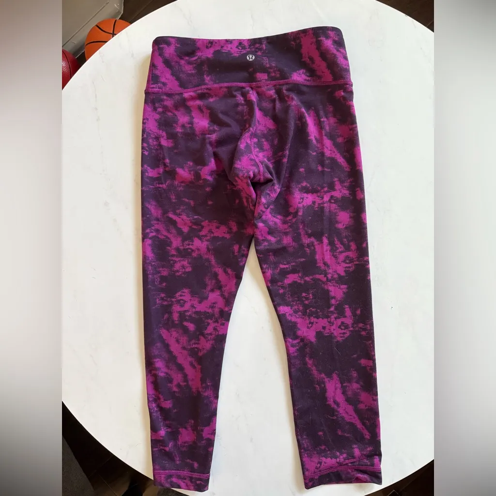 Lululemon Wunder Under Crop Breezie Regal Plum - Image 3