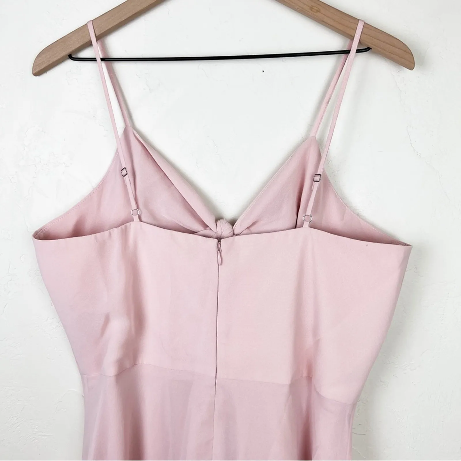 Dress the Population Cambria Tie Bodice Gown Maxi Dress in Light Pink - Image 10