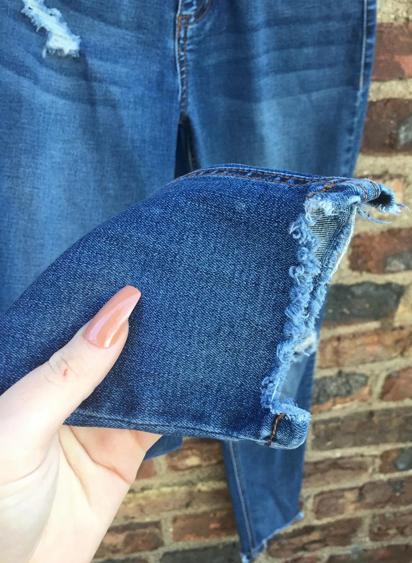 Sneak Peak Distressed Skinny Jeans - Image 3