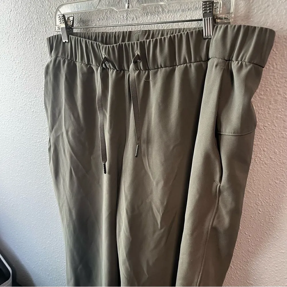 Lululemon On the Fly Crop 23” Sage Green - Image 11