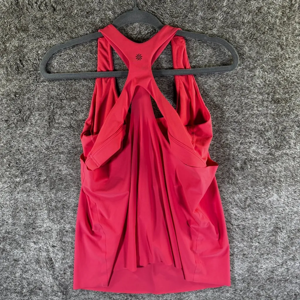 Athleta 3 in 1 Support Top A-C Sz Large Pink - Image 7