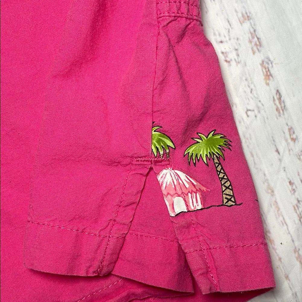 Erika Pink Short Sleeve Button Down Shirt - Image 4