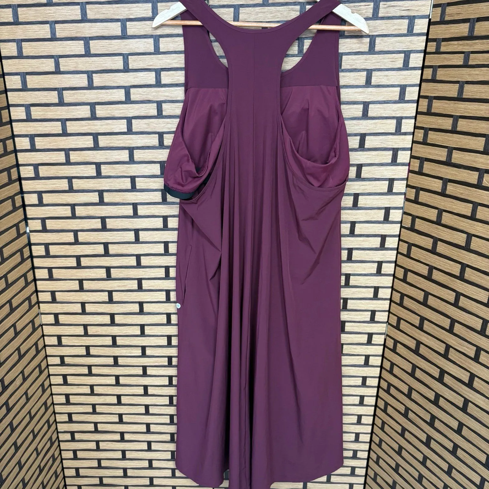 Halara Burgundy Breezeful Dress With‎ Built In Bra Size 2X - Image 3