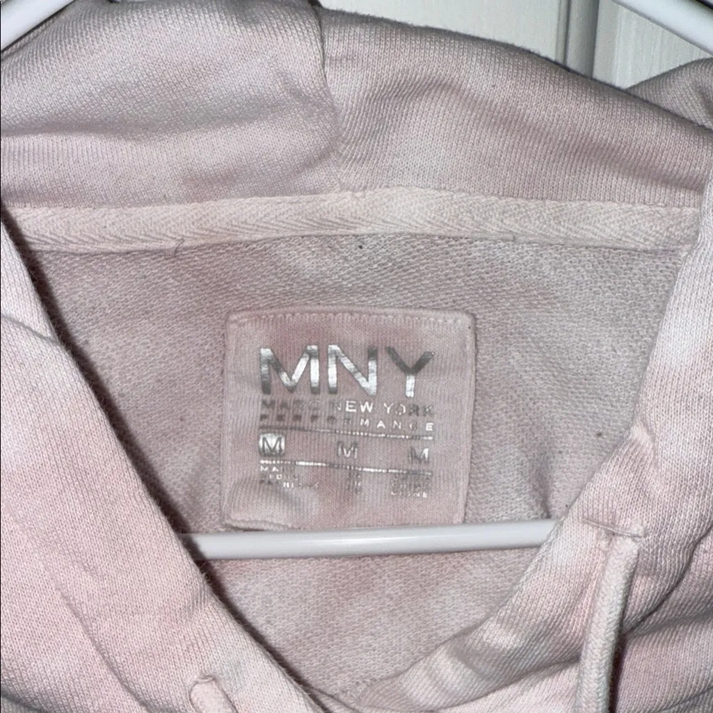 Mark NY Performance Women's Pink Tie-Dye Hoodie Sweater - Image 2