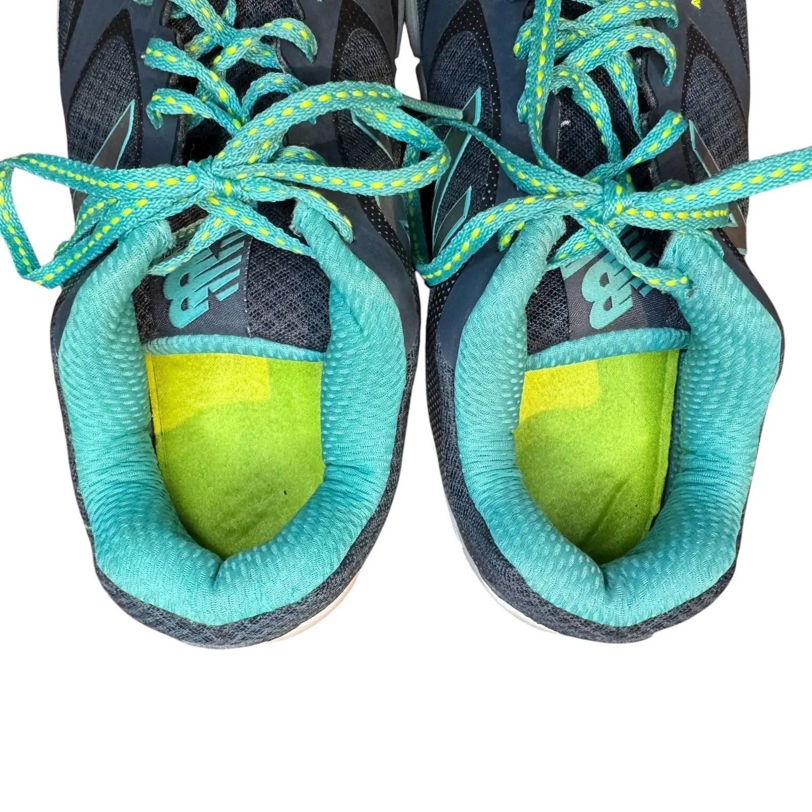 New Balance Shoes Womens Size 8.5 Gray Teal CUSH+‎ Running Sneakers WE543PF1 - Image 2