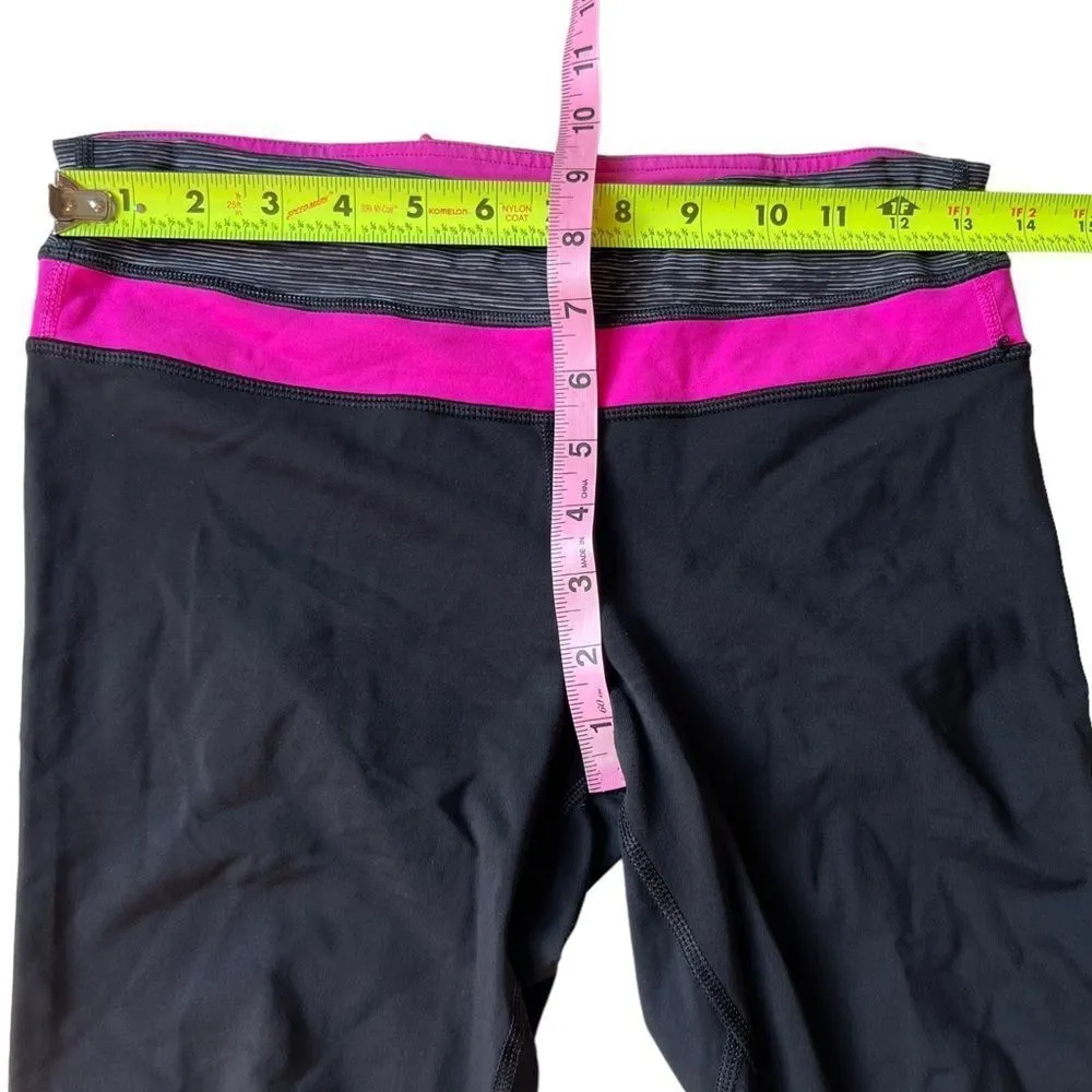 Lululemon Run Inspire Crop II Black/Wee Are From Space Black Combo/Paris Pink 6 - Image 8
