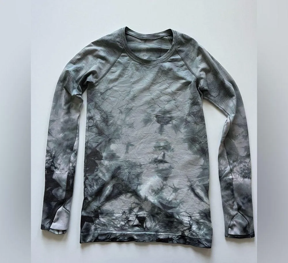 lululemon athletica Swiftly Tech Long Sleeve 2.0 Multi Dye Shibori Stripe -6 - Image 10