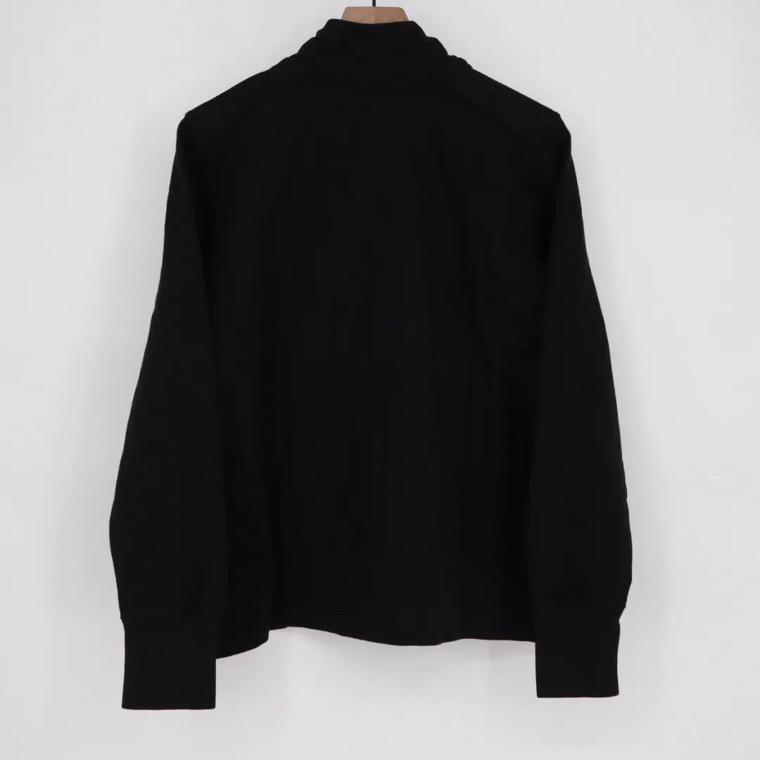 American Giant Women's Mike Rowe Works Full Zip Fleece Jacket Size XL Made USA Black - Image 7